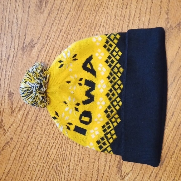 Iowa Hawkeyes bogan hat beanie Adult one size - Picture 4 of 5